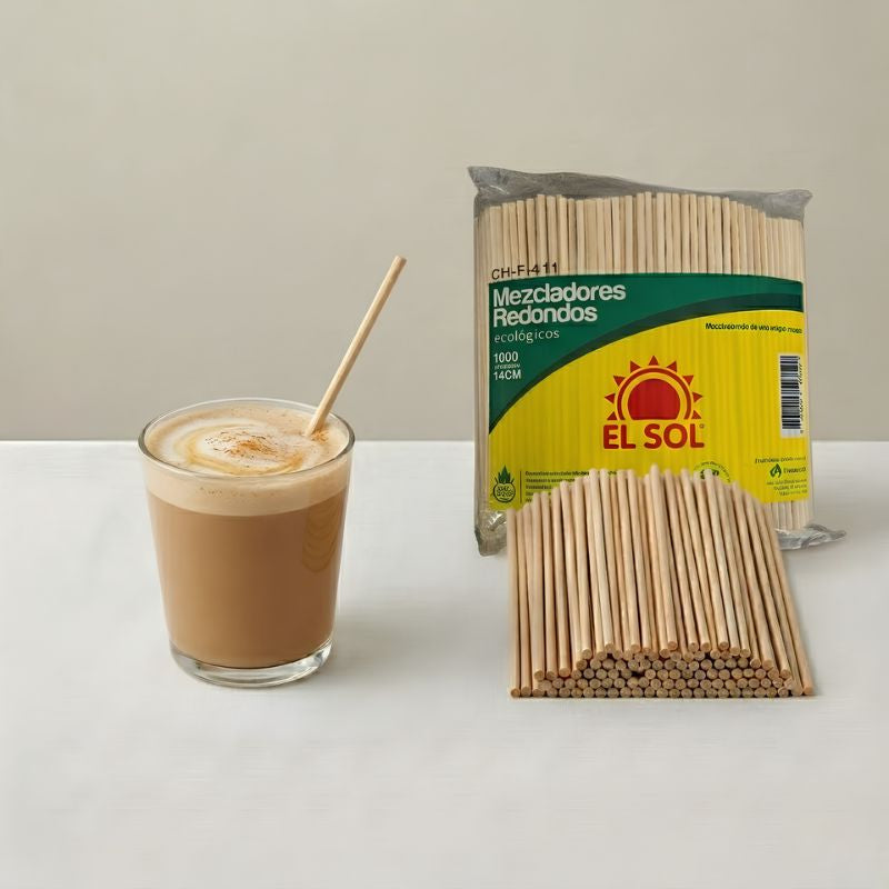 MEZCLADOR BAMBU 14CM EL SOLX 1000