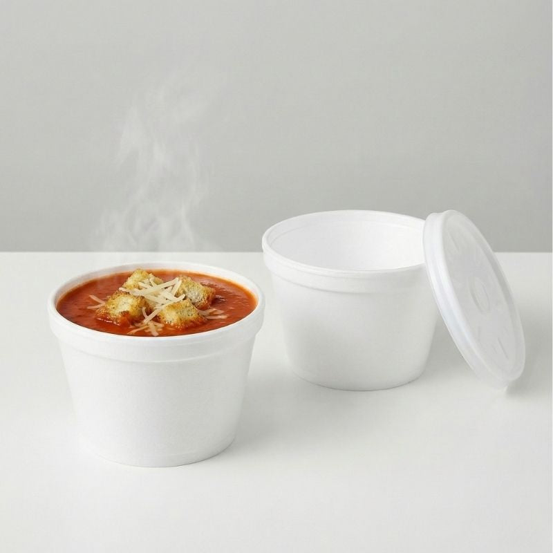 TAZA 8 OZ TAPA ICOPOR WAU! X 20
