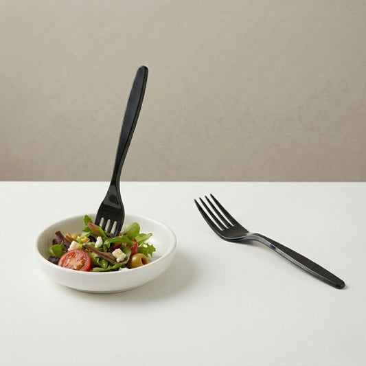 TENEDOR BISTROT NEGRO X 100