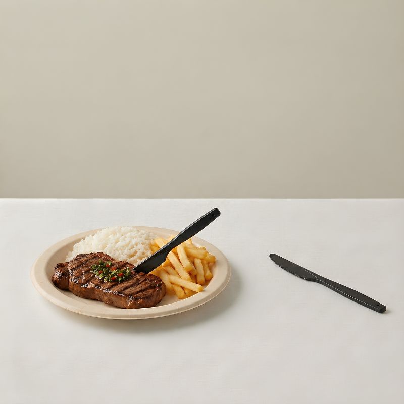 CUCHILLO BISTROT NEGRO X 100